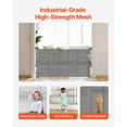 thumbnail image 5 of KFFKFF Retractable Baby Gate, 34-inch Height, Expands up to 55-inch Width, Safety Gate for Children or Pets, Durable Mesh Design, Simple Installation for Stairs, Doorways, Hallways, and Play Areas, 5 of 9