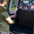 thumbnail image 4 of Xixirimido Boho Floral Car Backseat Cover Rear Bench Towel Cover Non-Slip Automotive Accessories for Sedans, SUVs, Vans Universal Car Seats Protector, 4 of 7