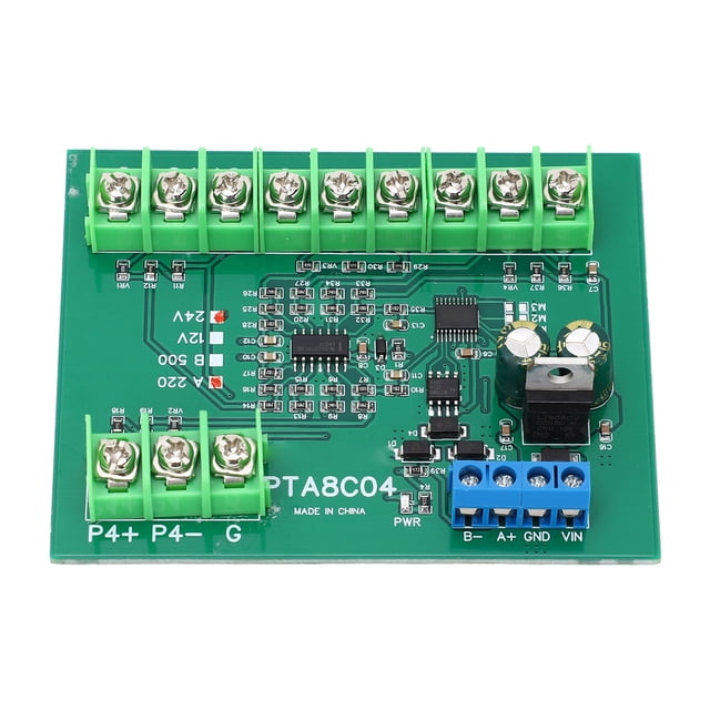Placa de sensor de temperatura PT100 RTD RS485 de 4 canales, módulo de adquisición de temperatura, colector de resistencia A220 -40-220 ℃, 24 V CC