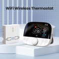 thumbnail image 2 of Termostato Irfora Controlador de temperatura WIFI Tuya Ajuste de sincronización de temperatura programable semanal Teléfono móvil Aplicación Tuya SmartLife Control remoto Compatible con Irfora Termostato, 2 of 5