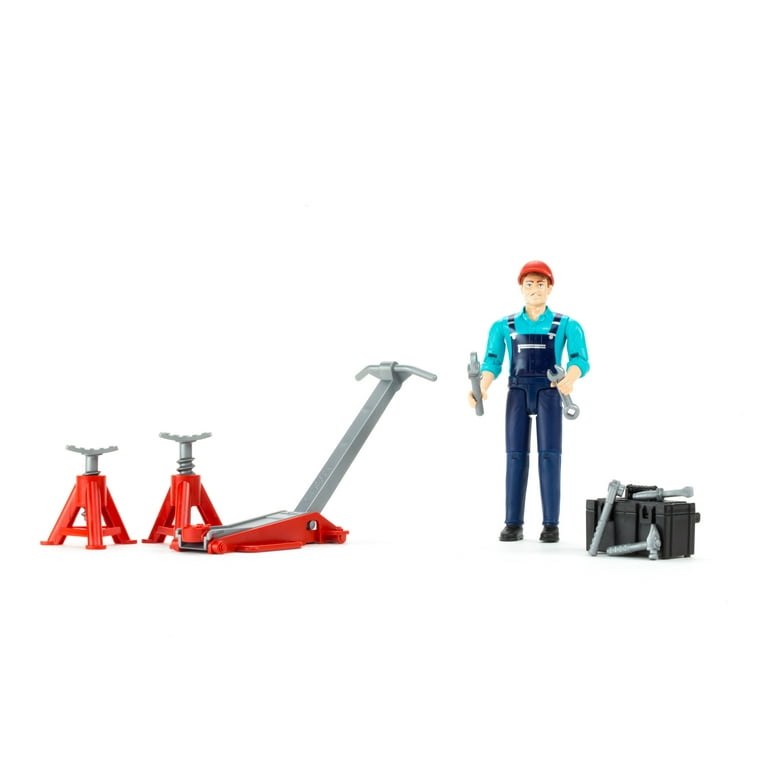 Bruder Fendt X 1000 Tractor Toy with Repair Accessories for
