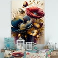 thumbnail image 2 of Designart Night Shade Poppy Floral Design III Canvas Wall Art, 2 of 5