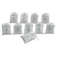 thumbnail image 4 of Darling Souvenir White A Little Peanut On The Way Baby Shower Custom Party Supplies Favor Bags Gift Pouches 15 Pieces, 4 of 5