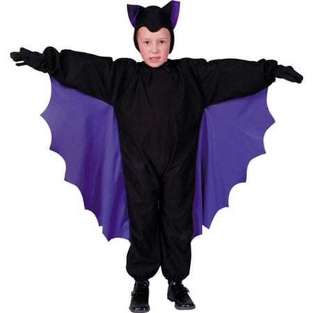 Cute-T Bat Kids Costume, 100% Brush Polyester Knit By RG