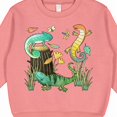thumbnail image 3 of Inktastic Cute Lizards Hanging out Toddler Sweatshirt, 3 of 4
