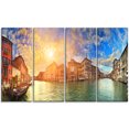 thumbnail image 2 of Grand Canal Venice Panorama - Cityscape Canvas Art Print, 2 of 3