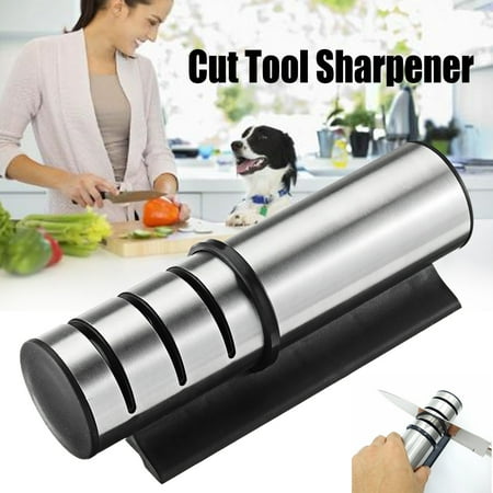 Hard Arkansas Sharpening Stone - Handle Household Tool Sharpener Hard Carbide Ceramic Sharpening Stone 3 Stages