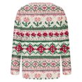 thumbnail image 4 of Women's Ugly Christmas Cardigan Sweaters Trendy 2025 Long Sleeve Funny Xmas Sweater Outfits Stylish Fall Winter Coat, 4 of 5