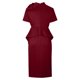 thumbnail image 5 of Vestido cruzado a la cadera con volantes y manga corta con cuello redondo irregular Sexy a la moda de verano para mujer Fridja  bnh2171, 5 of 9