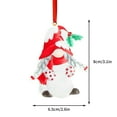 thumbnail image 3 of Christmas Resin Pendant Ornaments, Holiday Gnome Figurine With Hanging String, Small Resin Decoration For Christmas Tree, Home Party And Holiday Gifts, 3 of 3