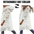 thumbnail image 5 of ZACPNCV Long Puffer Vest Women Winter Hooded Sleeveless Coat Warm Quilted Vest Jacket Zip Up Puffy Coat Fall Warm Outerwear, 5 of 9