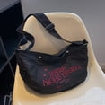 thumbnail image 1 of LNGOOR Letter Print Large Capacity Hobo Bag, 1 of 6