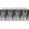 thumbnail image 2 of Prendergast Irish Coat of Arms Pint Glasses - Set of 4 (Sand Etched), 2 of 2