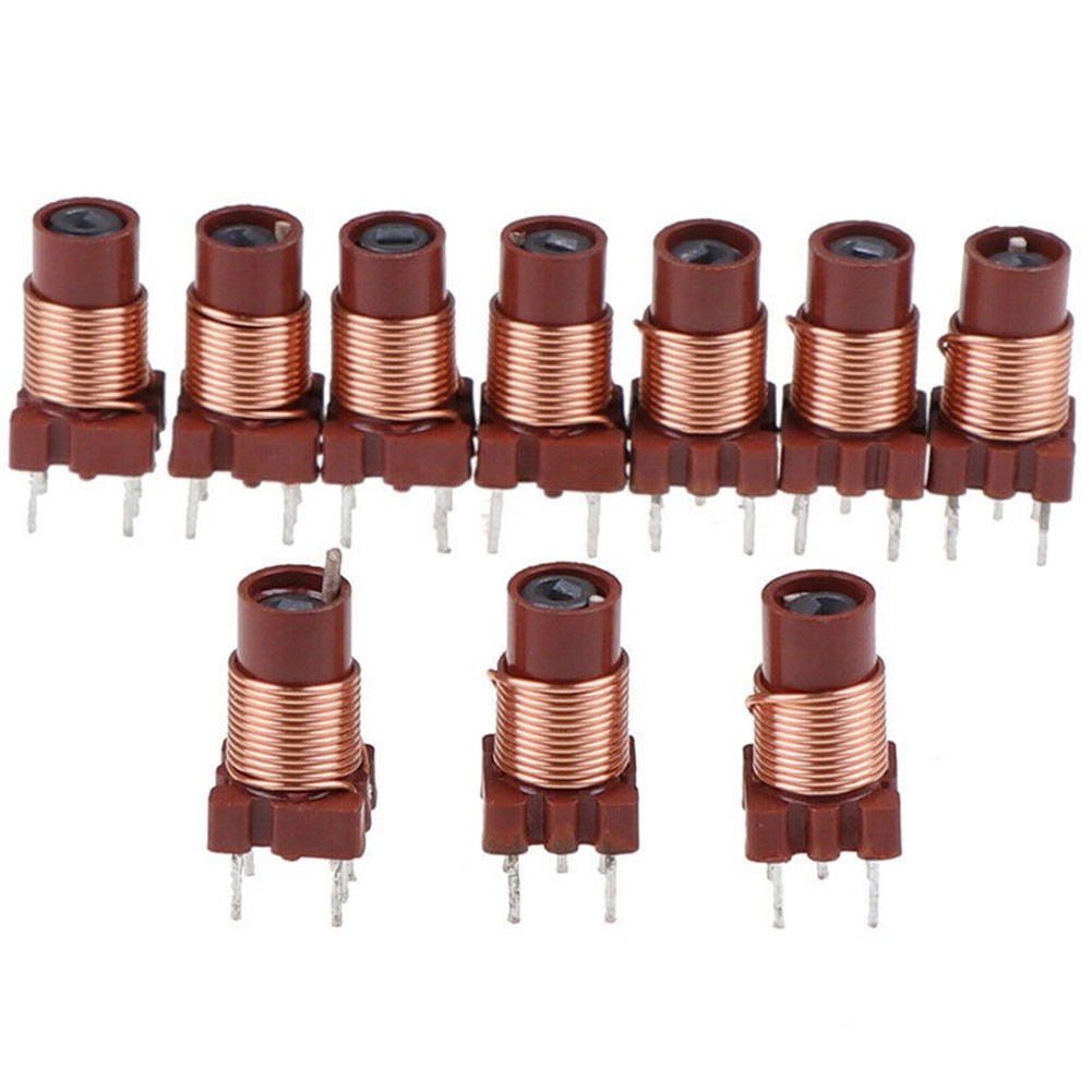 GYZEE Inductance High-Frequency Ferrite Core Inductor Adjustable 10Pcs 12T 0.6Uh-1.7Uh - image 3 of 8