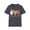 Heather Navy, variant on Peace Love Cure Leukemia Cancer Awareness Orange Month TShirt