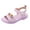 Purple, variant on JSCDRPDWL Jelly Sandals Toddler Children Shoes Princess Shoes for Girls 5-6 Years Old Fashion Flower Thick Sole Sandals Soft Sole Comfortable Princess Sandals, Floral Thick Sole Princess Sandals For