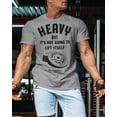 thumbnail image 3 of Gymish Heavy Lift Men’s Workout T-Shirt – Funny Gym Shirt, Lifting Tee, Athletic Fitness & Weightlifting Top, 3 of 6