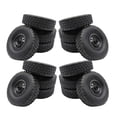 thumbnail image 1 of Neumático de goma de 16 piezas para piezas de actualización de coche RC de camión WPL, 1 of 8