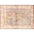 thumbnail image 1 of Ahgly Company Machine Washable Indoor Rectangle Traditional Tangerine Pink Area Rugs, 4' x 6', 1 of 7