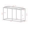 thumbnail image 7 of Furniture of America Bradley Console Table, White/Gold, 7 of 7
