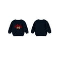 thumbnail image 2 of BemeyourBBs Baby Knit Sweaters Long Sleeve Round Neck Football Embroidery Pullover, 2 of 9