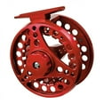 thumbnail image 3 of Aluminum Alloy Fly Fishing Reel 5/6, 7/8, 9/10 Weight With Ball Bearings 85mm Red, 3 of 5