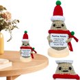 thumbnail image 1 of Apoyo Emocional Garnante Crochet Lindo Navidad Muñeca Tejido, 1 of 9