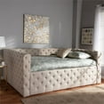 thumbnail image 2 of Baxton Studio Anabella Tufted Queen Daybed in Light Beige, 2 of 8