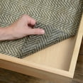 thumbnail image 5 of Con-Tact Brand   Con-Tact Brand Natural Weave Non-Adhesive Contact Shelf and Drawer Liner, 12' x 4', Zig Zag Black/Ivory, (6 Rolls), 5 of 5