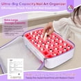 thumbnail image 2 of Bolsa organizadora de esmaltes de uñas SAVILAND, 33 L, con capacidad para 80 botellas, 2 of 6