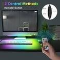 thumbnail image 2 of Graflsoa Clavier LED RGB Bicolore Rétroéclairé avec Effets Activés par le Son, Télécommande, Lot de 2 pour Ambiance de Jeu Améliorée, 2 of 6