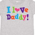 thumbnail image 4 of Inktastic I Love Daddy Girls Girls Toddler T-Shirt, 4 of 5