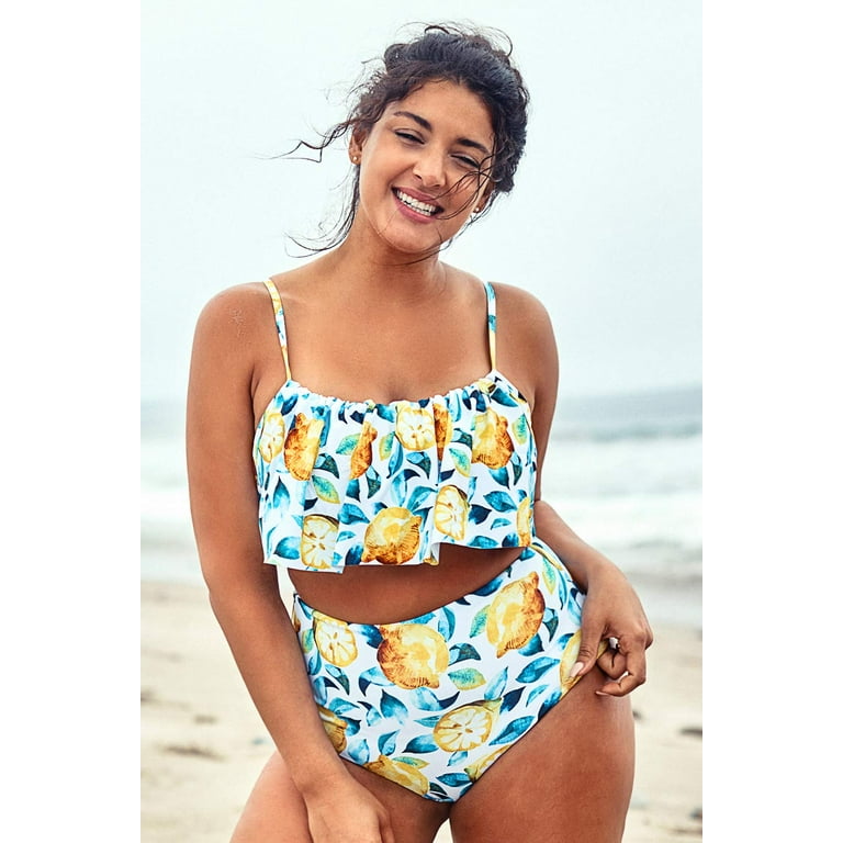 Plus size cheap lemon swimsuit