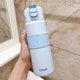 thumbnail image 1 of Taza termo doble de acero inoxidable de 620ml/400ml con botella de agua portátil con pajita, 1 of 4