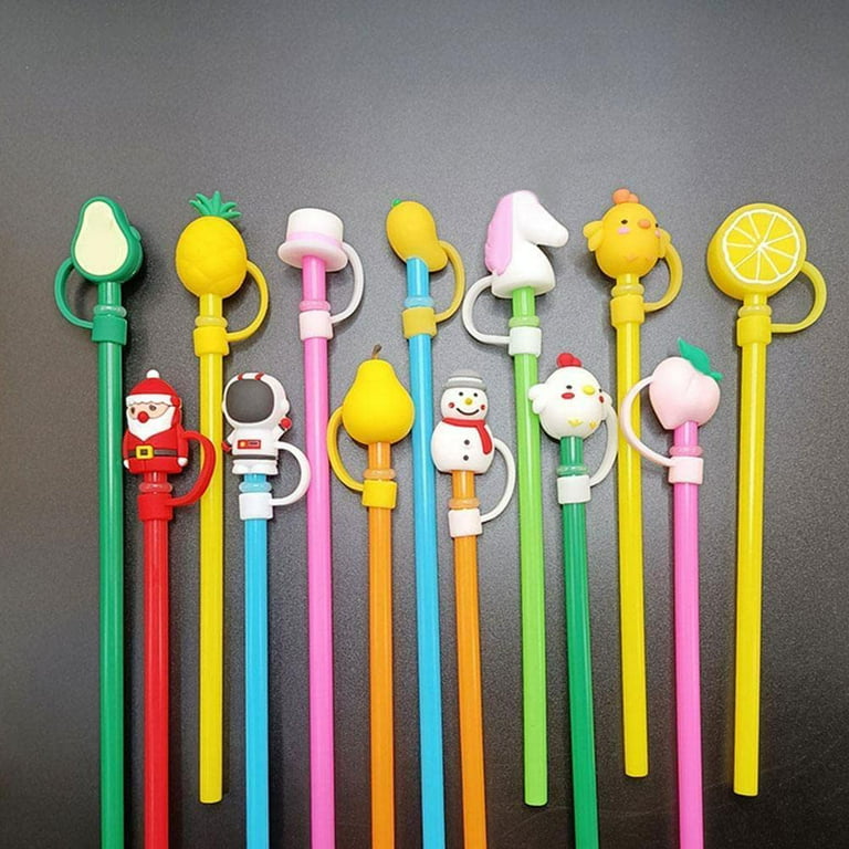 1 pc Silicone Straw Covers Cap, Cute Strawberry Shaped Silicone