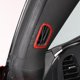 thumbnail image 3 of Pegatinas de ajuste de la cubierta del marco de salida de aire del pilar A de fibra de carbono suave rojo del coche compatibles con Corvette C7 2014-2019, 3 of 5