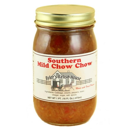 Byler's Relish House Homemade Amish Country Southern Mild Chow Chow 16 oz.