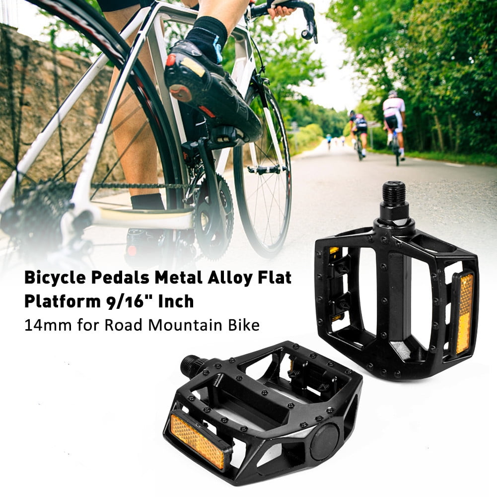 MOHEGIA Bike PedalsMTB Flat Bicycle Pedal Sets9/16 Non-Slip Aluminum Replacem... 