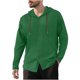 thumbnail image 3 of Ceisia Men's Casual Striped Half Button Round Neck Pullover with Pocket Daily Fashion Top Gift, 3 of 5