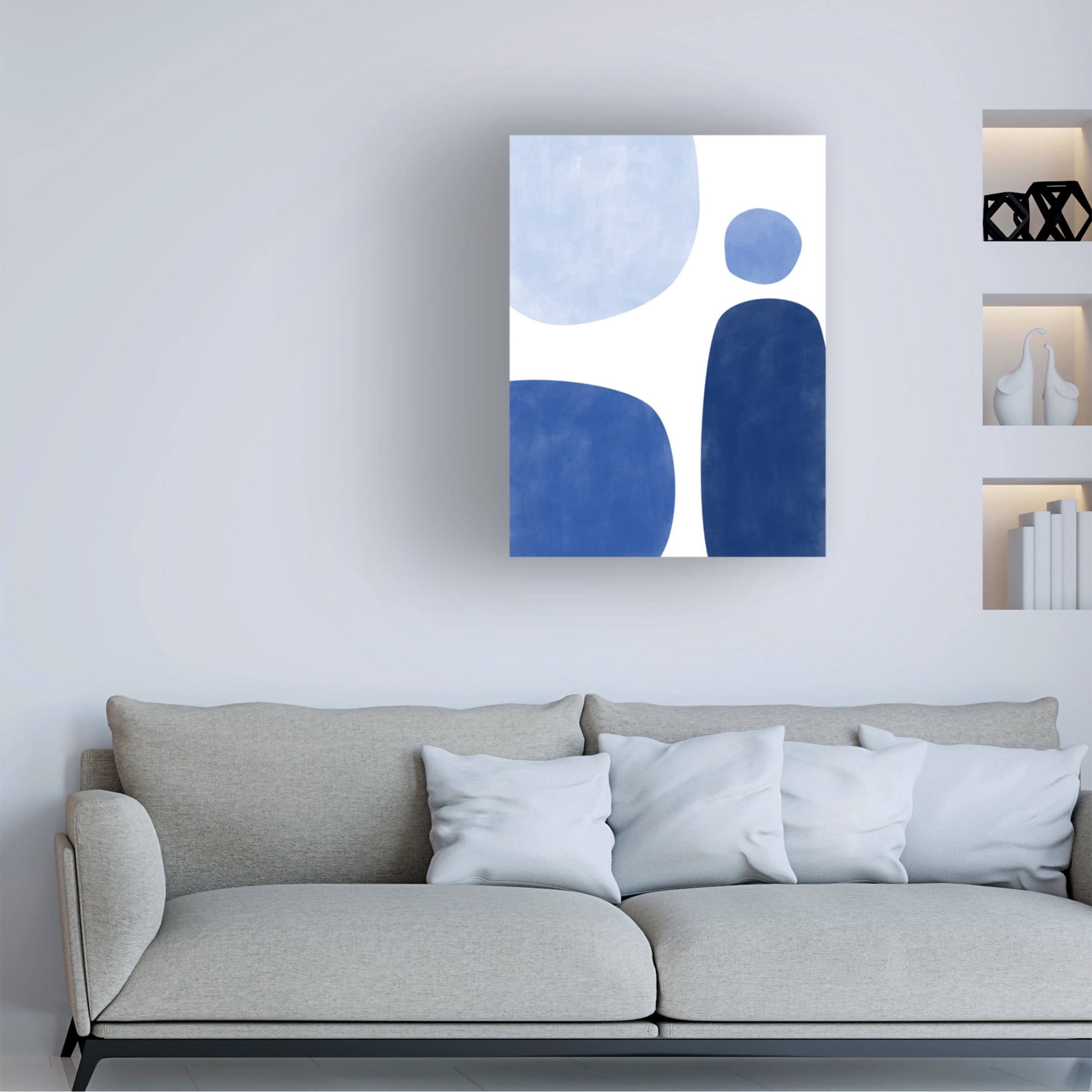 Trademark Fine Art Elena Ristova  Indigo65 Canvas Wall Art