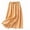 Orange, variant on Cotton Linen Plaid Skirt for Women, Casual High Rise Gingham Maxi Skirt with Side Pockets, Boho Flowy Summer Long Skirt with Drawstring