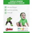 thumbnail image 3 of Mameluco de cosplay Marvel Avengers Hulk para niños pequeños, 3T, 3 of 6