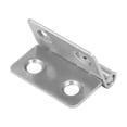 thumbnail image 3 of Uxcell 25mmx20mmx10mm Stainless Steel 270 Degree Spring Loaded Door Hinge Silver Tone 1Pc, 3 of 4