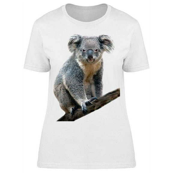 Cute Koala Is Looking At You T-Shirt Women -Image by Shutterstock, Female x-Large