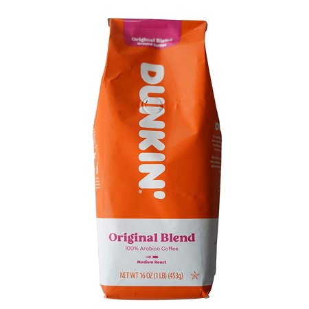 Dunkin' Donuts Original Blend 100% Ground Coffee, Medium Roast Coffee, 16 oz.