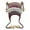 1-Hot Pink5119, variant on XIAOCHA Women’S Star‑Tassel Earflap Trapper,Crochet‑Knit Hats,Fall‑Winter Outdoor Skullcap,Dark Green