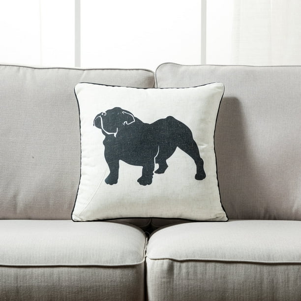 Dog throw pillow best sale