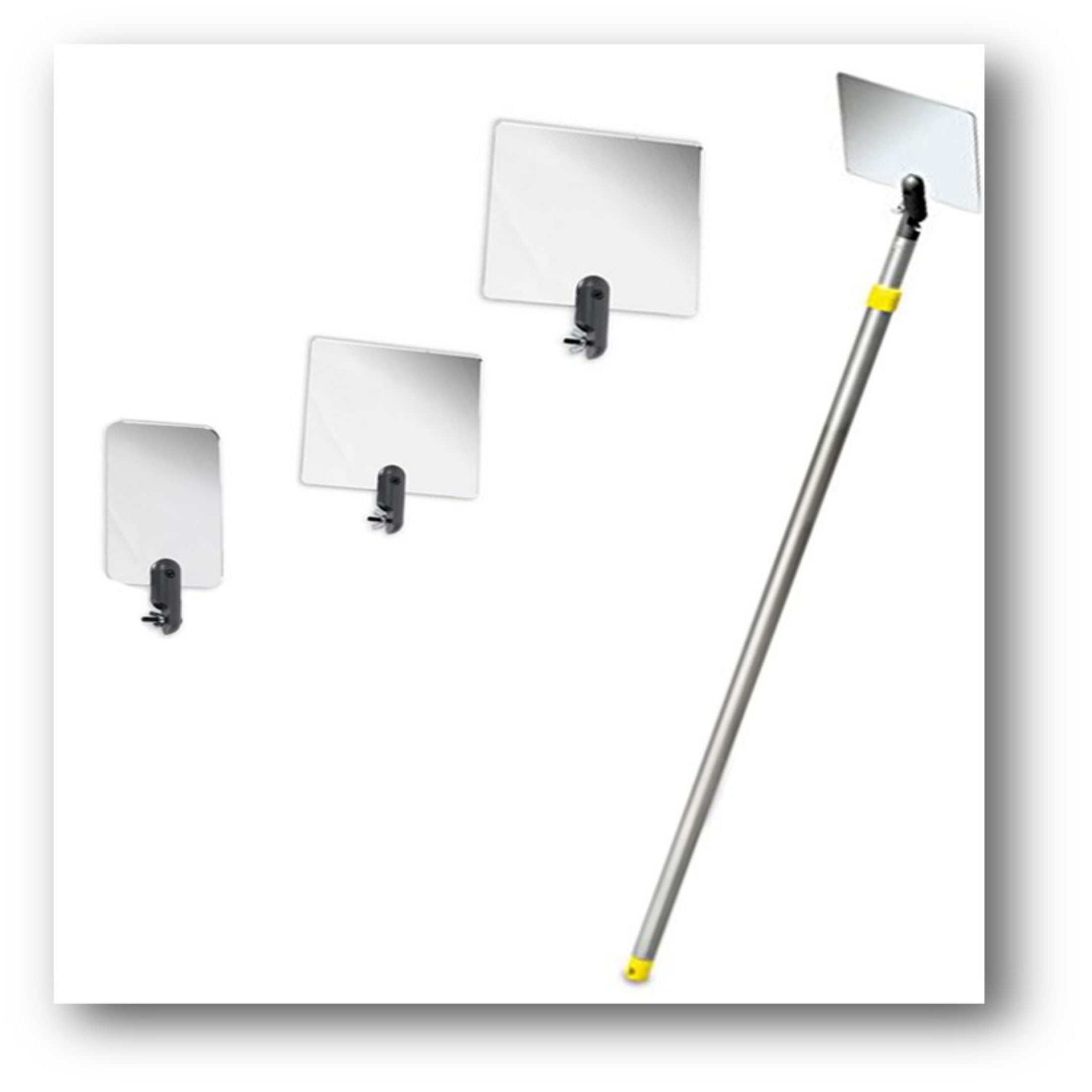 Extend A Vue Inspection Mirror Telescoping Pole, Lightweight & Durable