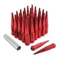 thumbnail image 2 of JDMSPEED New Red 32 Pc Set Spike Lug Nuts 9/16" Replacement for Dodge RAM 2500 3500 1994-2011, 2 of 4
