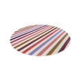 thumbnail image 4 of Unique Loom Outdoor Striped Collection Area Rug - Lines (10' Round White/Ivory), 4 of 9